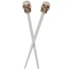 Skull Collection White Hair Sticks