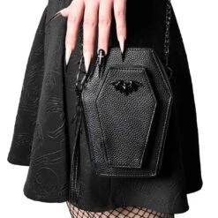 Coffin Mini Crossbody Bat Purse -Kreepsville 666 Shop BCBCBT 5
