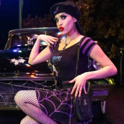 Elvira Dagger Coffin Mini Crossbody Purse -Kreepsville 666 Shop BCBCED 6