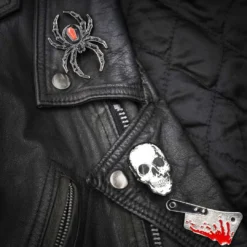 Black Widow Spider Enamel Pin 8 Black Widow Spider Enamel Pin -Kreepsville 666 Shop BEBWS 4