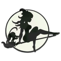 Moon Witch Glow Enamel Pin