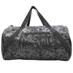 Skull Black Barrel Bag -Kreepsville 666 Shop BGBSB 3
