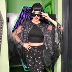 Coffin Bat Hip Pouch -Kreepsville 666 Shop BGHPCB 10