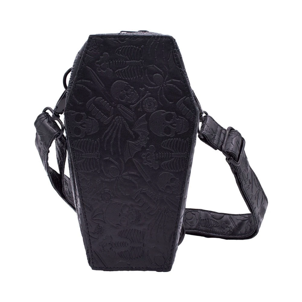 Coffin Embossed Skull Hip Pouch 3 Coffin Embossed Skull Hip Pouch - Image 3