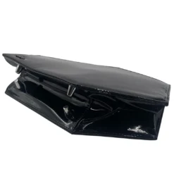 Skull Kiss Lock Deluxe Patent Coffin Handbag -Kreepsville 666 Shop BGKLCPT 4