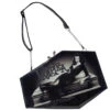 Vampira Skull Kiss Lock Deluxe Coffin Handbag