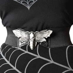 Elastic Waist Belt Death Moth 8 Elastic Waist Belt Death Moth -Kreepsville 666 Shop BTWBDM 3