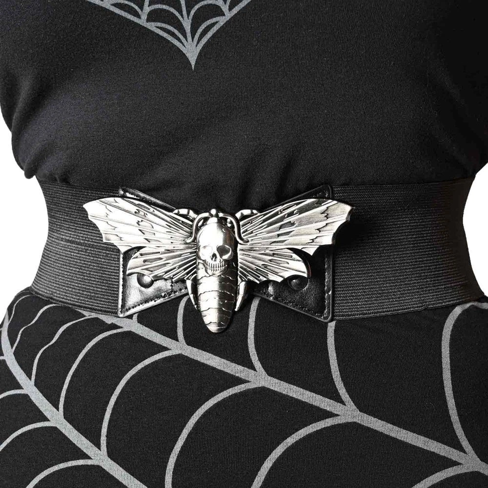Elastic Waist Belt Death Moth 3 Elastic Waist Belt Death Moth - Image 3
