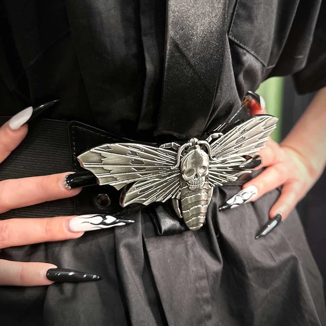 Elastic Waist Belt Death Moth 5 Elastic Waist Belt Death Moth - Image 5