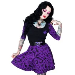 Elvira Comic Icons Purple Skater Dress 4 Elvira Comic Icons Purple Skater Dress -Kreepsville 666 Shop DRSKECIP 1 faf15920 94c7 4b54 b16b 34f325688fde