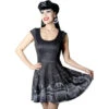 Tombstone Bats Skater Dress