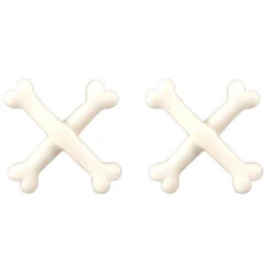 Cross Bone Stud Earring