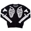 Skeleton Ribcage Bones Cardigan