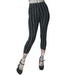 Stripe Grey Distressed Capri Leggings 4 Stripe Grey Distressed Capri Leggings -Kreepsville 666 Shop GCPDSG 2 8b087ec2 c97c 465f bc71 1ea9c48f1621