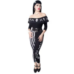 Strange & Unusual Stripe Capri Leggings 6 Strange & Unusual Stripe Capri Leggings -Kreepsville 666 Shop GCPSUS 2