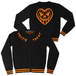 Trick Or Treat Cardigan -Kreepsville 666 Shop GCSTT 3