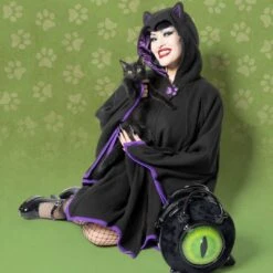 Black Cat Web Cape 10 Black Cat Web Cape -Kreepsville 666 Shop GHDCWC 5