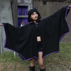 Black Cat Web Cape 11 Black Cat Web Cape -Kreepsville 666 Shop GHDCWC 6