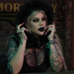 Glamour Black Horror Hood -Kreepsville 666 Shop GHHGB 5