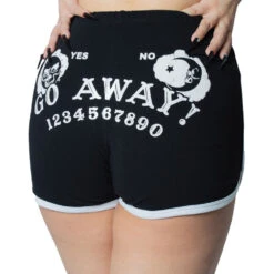 Go Away Womens Booty Shorts