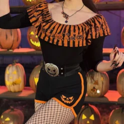 Trick Or Treat Spirit Board Womens Booty Shorts -Kreepsville 666 Shop GRSTTB 5