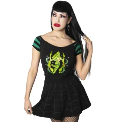 She Creature Glitter Shoulder Top -Kreepsville 666 Shop GSTSCG 3 a6736230 ba46 4f72 973c ae2d689186b8