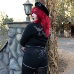 Crescent Moon Beret Hat -Kreepsville 666 Shop HBBCMS 4