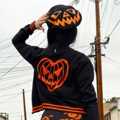 Trick Or Treat Pumpkin Black Beret -Kreepsville 666 Shop HBBTTPB 5 46fde222 59e8 4d39 9868 3d9cf1a5c434