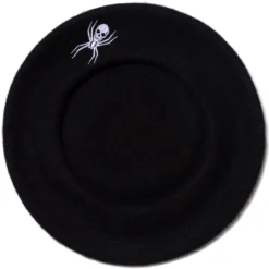 Web Black Beret Hat -Kreepsville 666 Shop HBBWB 3