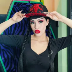 Satanic Goathead Baseball Hat -Kreepsville 666 Shop HBSGHR 5