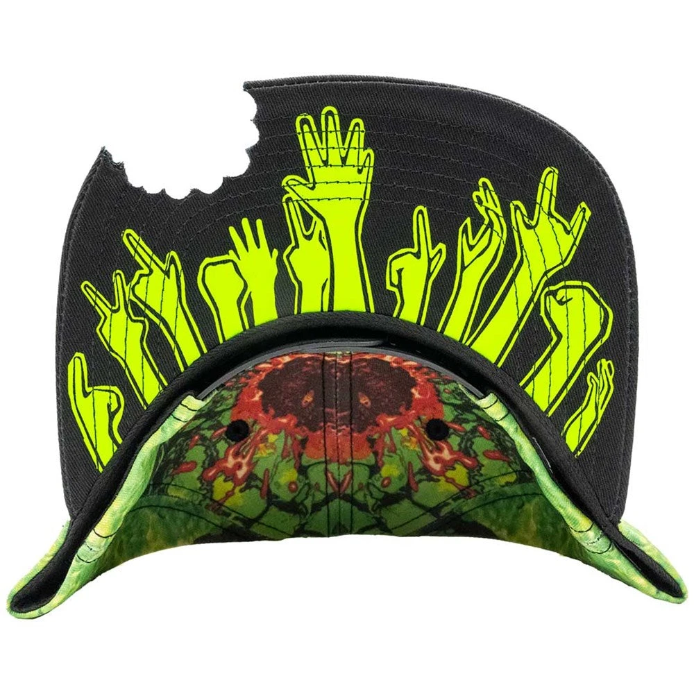Zombie Bite Sublimation Baseball Hat 3 Zombie Bite Sublimation Baseball Hat - Image 3
