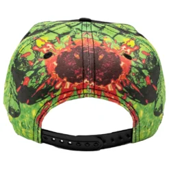 Zombie Bite Sublimation Baseball Hat 9 Zombie Bite Sublimation Baseball Hat -Kreepsville 666 Shop HBZBS 4