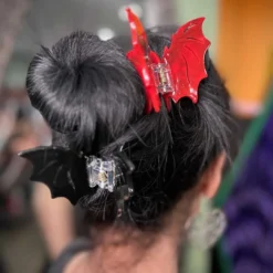Bat Hair Claw Clip Red -Kreepsville 666 Shop HCCBR 6