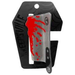 Cleaver Silver Glitter Claw Clip -Kreepsville 666 Shop HCCCSG 3