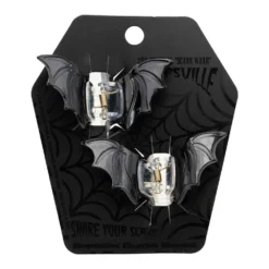Bat Med Claw Clip Set Black -Kreepsville 666 Shop HCCSMBB 3