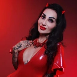 Horror Hair Horns - Red -Kreepsville 666 Shop HHR 4