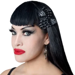 Kreepsville 666 Skeleton Bone Hand Hairslides Black -Kreepsville 666 Shop HSBHBL 3