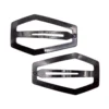 Coffin Snap Hair Clip Black