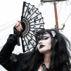 Bat Lace Hand Fan -Kreepsville 666 Shop HWFBL 5 d4000f8d 0138 4143 bf5b 06e5accd63f9