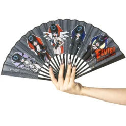Elvira Comic Coffin Fabric Fan -Kreepsville 666 Shop HWFECC 3