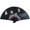 Elvira Dark Love Fabric Fan