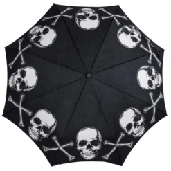 Skull Handle Anatomical Skull And Bones Umbrella