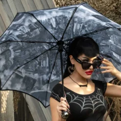 Skull Handle Cemetery Umbrella -Kreepsville 666 Shop HWSHUC 4
