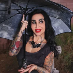 Skull Handle Cemetery Umbrella -Kreepsville 666 Shop HWSHUC 6