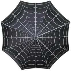 Skull Handle Spiderweb Umbrella -Kreepsville 666 Shop HWSHUSW