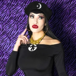 Howling At The Moon Acrylic Necklace -Kreepsville 666 Shop JAHM 3