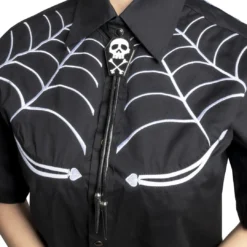 Coffin Skull Bones Bolo Western Tie -Kreepsville 666 Shop JBTCS 6