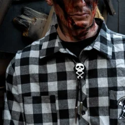 Coffin Skull Bones Bolo Western Tie -Kreepsville 666 Shop JBTCS 7