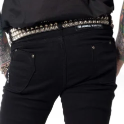 Skeleton Skinny Jeans Black Bone -Kreepsville 666 Shop JSLB 3