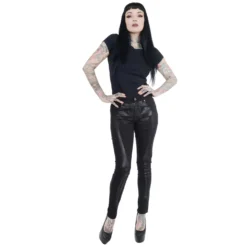 Skeleton Skinny Jeans Black Bone -Kreepsville 666 Shop JSLB 4